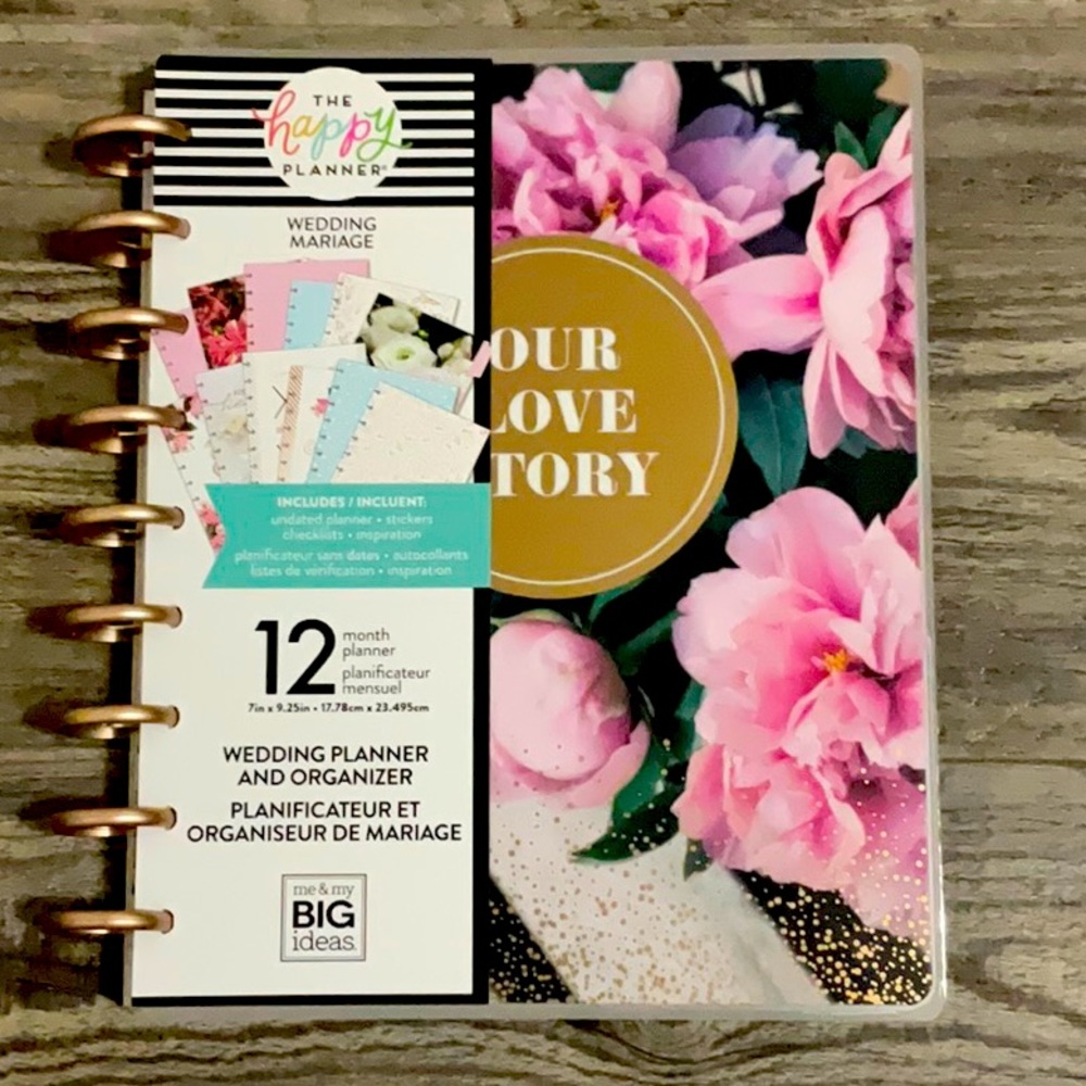 The Happy Planner Wedding Planner & Organizer